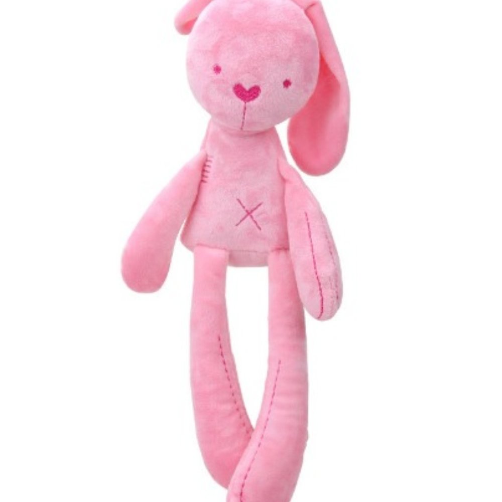Cuddly Soft Long Ears Legs Security Bunny cozy feel